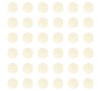 cyclingcolors 36x Pegatinas tapa tornillos 25 mm capuchón cubierta embellecedores adhesiva tapones tapón tapas plastico cabeza, Textile beige