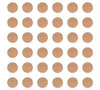 cyclingcolors 36x Pegatinas tapa tornillos 25 mm capuchón cubierta embellecedores adhesiva tapones tapón tapas plastico cabeza, Hêtre