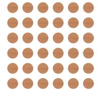 cyclingcolors 36x Pegatinas tapa tornillos 25 mm capuchón cubierta embellecedores adhesiva tapones tapón tapas plastico cabeza, Chêne corbridge