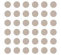 cyclingcolors 36x Pegatinas tapa tornillos 25 mm capuchón cubierta embellecedores adhesiva tapones tapón tapas plastico cabeza, Lin beige