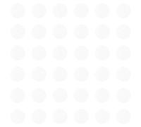 cyclingcolors 36x Pegatinas tapa tornillos 25 mm capuchón cubierta embellecedores adhesiva tapones tapón tapas plastico cabeza, Blanc