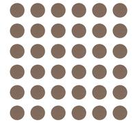 cyclingcolors 36x Pegatinas tapa tornillos 25 mm capuchón cubierta embellecedores adhesiva tapones tapón tapas plastico cabeza, Latté