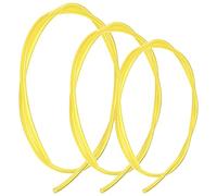 cyclingcolors 3x Tubo de Combustible 2mm + 2.5mm + 3mm Amarillo Transparente Manguera Gasolina Cortacéspedes DESBRAOZADORA MOTOCULTOR Motosierra