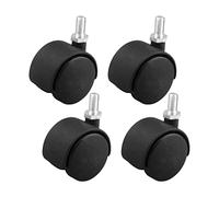 Cyclingcolors 4 ruedas giratorias mueble 40 mm sin freno con varilla roscada M8 x 15 mm altura 45 mm carga máxima 30 kg mini rueda carro caja
