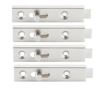 cyclingcolors 4x Cerradura mecánica para muebles con pestillo de 70 mm