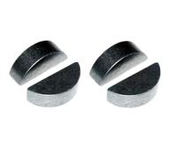 cyclingcolors 4x chavetas para ejes de Transmisión motores cigueñal media luna tractor moto cortacésped, 2,5x3,7x9,6mm