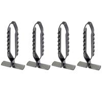 cyclingcolors 4X Clip de Acero dentado Flexible, Conector, Sujetador, fijación, Clip, Muebles, Madera, Base de Cama, Cama