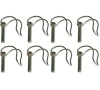 cyclingcolors 4x pasadores de liberación rápida con anilla 8x45mm liberación rápida acero (Paquete de 2)