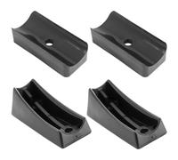 cyclingcolors 4X Patines Sillas Muebles Pies Tope Tapas Tubos Redondos Tapones Plástico capuchón, 25mm