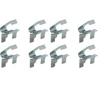 cyclingcolors 4x Pinza para zócalo de acero rodapié Cocina Gancho Clip de Fijación pies Muebles (Paquete de 2)