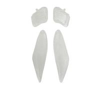 cyclingcolors 4x Protección de lente de intermitente delantero y trasero de plástico para motocicleta scooter ciclomotor compatible con MBK Booster Yamaha BW's