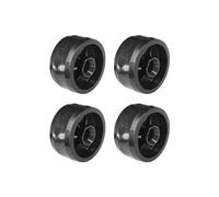 cyclingcolors 4x ruedas plastico duro negro 30mm pequeñas muebles puerta corrediza cajónes cama