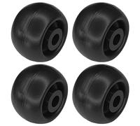 cyclingcolors 4x ruedas plastico duro negro 40mm pequeñas muebles puerta corrediza cajónes cama
