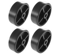 cyclingcolors 4x ruedas plastico duro negro 45mm pequeñas muebles puerta corrediza cajónes cama