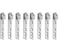 cyclingcolors 4x soportes para estantes 14 x 70mm colgar muebles acero colgador de armario barra perchas ganchos (Paquete de 2)