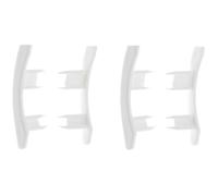 cyclingcolors 4x Tapa boquilla guía de lama persiana enrollable ventanas, blanco para 42x8mm