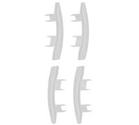 cyclingcolors 4x Tapa boquilla guía de lama persiana enrollable ventanas, blanco para 55 x 14mm