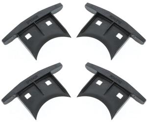 cyclingcolors 4x Tapa boquilla guía de lama persiana enrollable ventanas, para 42 x 8mm