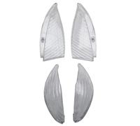 cyclingcolors 4x Tapa de intermitente delantero y trasero para moto, scooter, ciclomotor, protección de plástico, compatible con Peugeot Vivacity