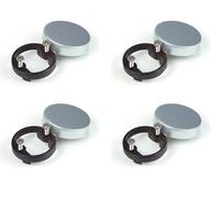 cyclingcolors 4x Tapas Bisagras Níquel mate argento plastico embellecedor muebles Capuchón tapones tapón tape inserción tapa
