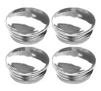cyclingcolors 4x Tapas de Tubo Tapones de plástico Cromo Insertos Redondas tapón Mesa Sillas Muebles, 20mm