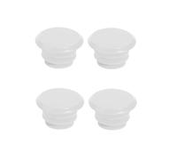 cyclingcolors 4X Tapones Bici Manillar plastica extremidad Punta del Tubo 20mm, Blanco