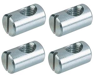 cyclingcolors 4x Tuercas de barril M8 x 20mm x12mm cilíndricas pernos muebles chapado acero