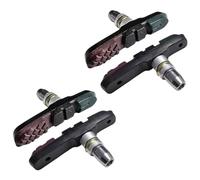 cyclingcolors 4X Zapatas de Freno Pastillas 70mm para Condiciones Mixtas húmedo y seco Compatible con Shimano Tektro Avid Sram V-Brake Bicicleta