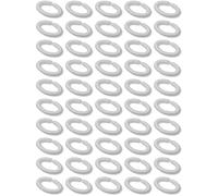 cyclingcolors 50 anillos antipinchazos, tamaño pequeño, 10 x 15 mm, aves de corral, gallo faisán, perdiz