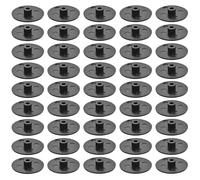 cyclingcolors 50x Tapas para Tornillos SW 4 capuchon Cubierta embellecedor Cabeza Allen Hexagonal Muebles plástico, Negro