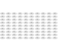 cyclingcolors 50x Tapas para Tornillos SW 4 capuchon Cubierta embellecedor Cabeza Allen Hexagonal Muebles plástico, Blanco (Paquete de 2)
