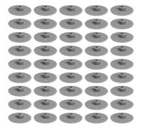 cyclingcolors 50x Tapas para Tornillos SW 4 capuchon Cubierta embellecedor Cabeza Allen Hexagonal Muebles plástico, Gris RAL 7037