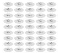 cyclingcolors 50x Tapas para Tornillos SW 4 capuchon Cubierta embellecedor Cabeza Allen Hexagonal Muebles plástico, Blanco
