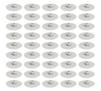 cyclingcolors 50x Tapas para Tornillos SW 4 capuchon Cubierta embellecedor Cabeza Allen Hexagonal Muebles plástico, Gris RAL 7035