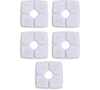 cyclingcolors 5x filtro fuente para gatos esponjas espuma agua negro bebedero motor fonte, 124x124mm