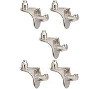 cyclingcolors 5x Portaestantes soportes para estantes 5mm tip L metálico tacos tondo muebles