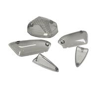 cyclingcolors 5x Protección de lente de intermitente delantero y trasero de plástico para motocicleta scooter ciclomotor compatible con MBK Nitro Yamaha Aerox