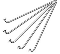 cyclingcolors 5X Radios de Bicicleta diámetro de 2mm 14G Acero Cromado reparación Llantas Bicicleta, 262mm