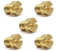 cyclingcolors 5x Surtidor Chorro Principal del Carburador PHBG-SHA 5mm N° 120 Ideal para Scooter Ciclomotor Motocicleta Quad Motor térmico 50cc chicles