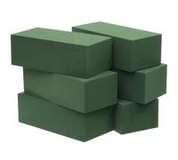 cyclingcolors 6x Espuma para arreglos florales Esponja florar de flores rectangular Verde, 23x10,5x7cm