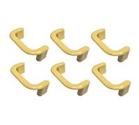 cyclingcolors 6x Tirador para mueble 64 mm plástico para armario cocina cajón y muebles del hogar, pino