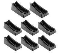 cyclingcolors 8X Patines Sillas Muebles Pies Tope Tapas Tubos Redondos Tapones Plástico capuchón, 25mm