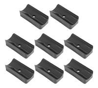 cyclingcolors 8X Patines Sillas Muebles Pies Tope Tapas Tubos Redondos Tapones Plástico capuchón, 40mm