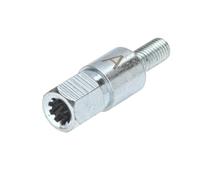 cyclingcolors Adaptador para cabezal de desbrozadora, estrella, 9 dientes, compatible con Stiga, Makita/Dolmar, Victus, Kawasaki