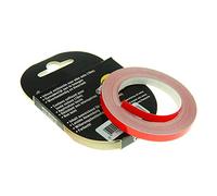 cyclingcolors Adhesivo para Borde de llanta de 6 mm, 10 m, para Coche, Moto o Bicicleta, Rueda Sticker Pegatina Color Rojo