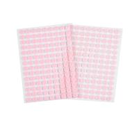 cyclingcolors Adhesivo Redondo Doble Cara Pegajoso Monedas Lunares Puntos Adhesivo Cintas Gancho Bucle para Materiales Enseñanza Escolar Uso Doméstico 126 pares 10mm, rosa claro