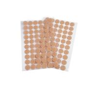 cyclingcolors Adhesivo Redondo Doble Cara Pegajoso Monedas Lunares Puntos Adhesivo Cintas Gancho Bucle para Materiales Enseñanza Escolar Uso Doméstico 60 pares 15mm, beige claro
