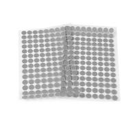 cyclingcolors Adhesivo Redondo Doble Cara Pegajoso Monedas Lunares Puntos Adhesivo Cintas Gancho Bucle para Materiales Enseñanza Escolar Uso Doméstico 126 pares 10mm, gris