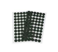 cyclingcolors Adhesivo Redondo Doble Cara Pegajoso Monedas Lunares Puntos Adhesivo Cintas Gancho Bucle para Materiales Enseñanza Escolar Uso Doméstico 60 pares 15mm, verde oscuro