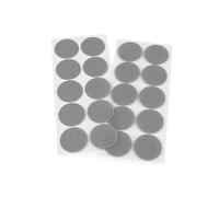 cyclingcolors Adhesivo Redondo Doble Cara Pegajoso Monedas Lunares Puntos Adhesivo Cintas Gancho Bucle para Materiales Enseñanza Escolar Uso Doméstico 10 pares 35mm, gris